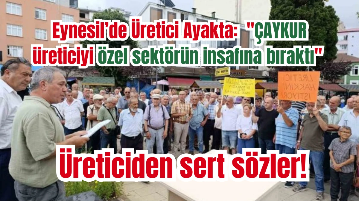 Eynesil’de Üretici Ayakta:  