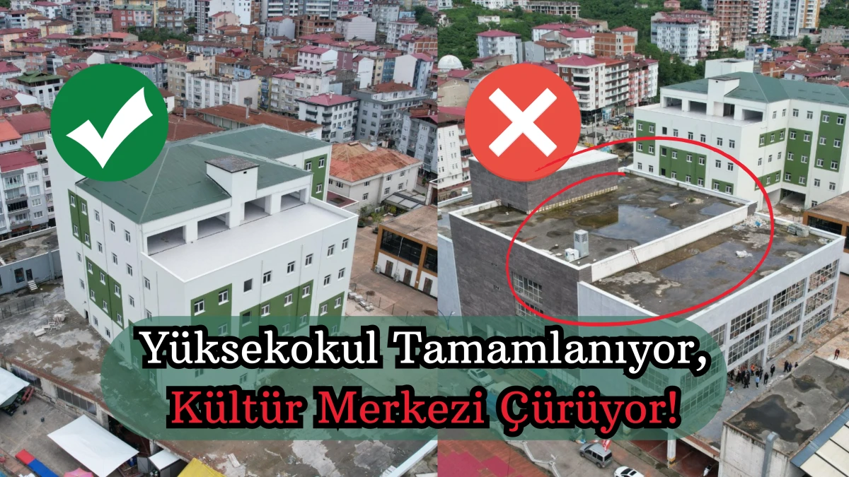 Yüksekokul Tamamlanıyor, Kültür Merkezi Çürüyor!